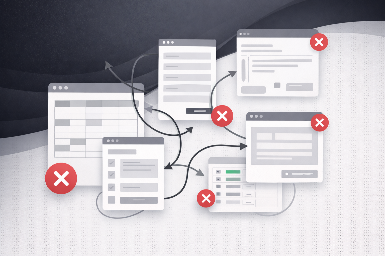 Caos en la organización de eventos - Procesos desordenados que Peewah simplifica