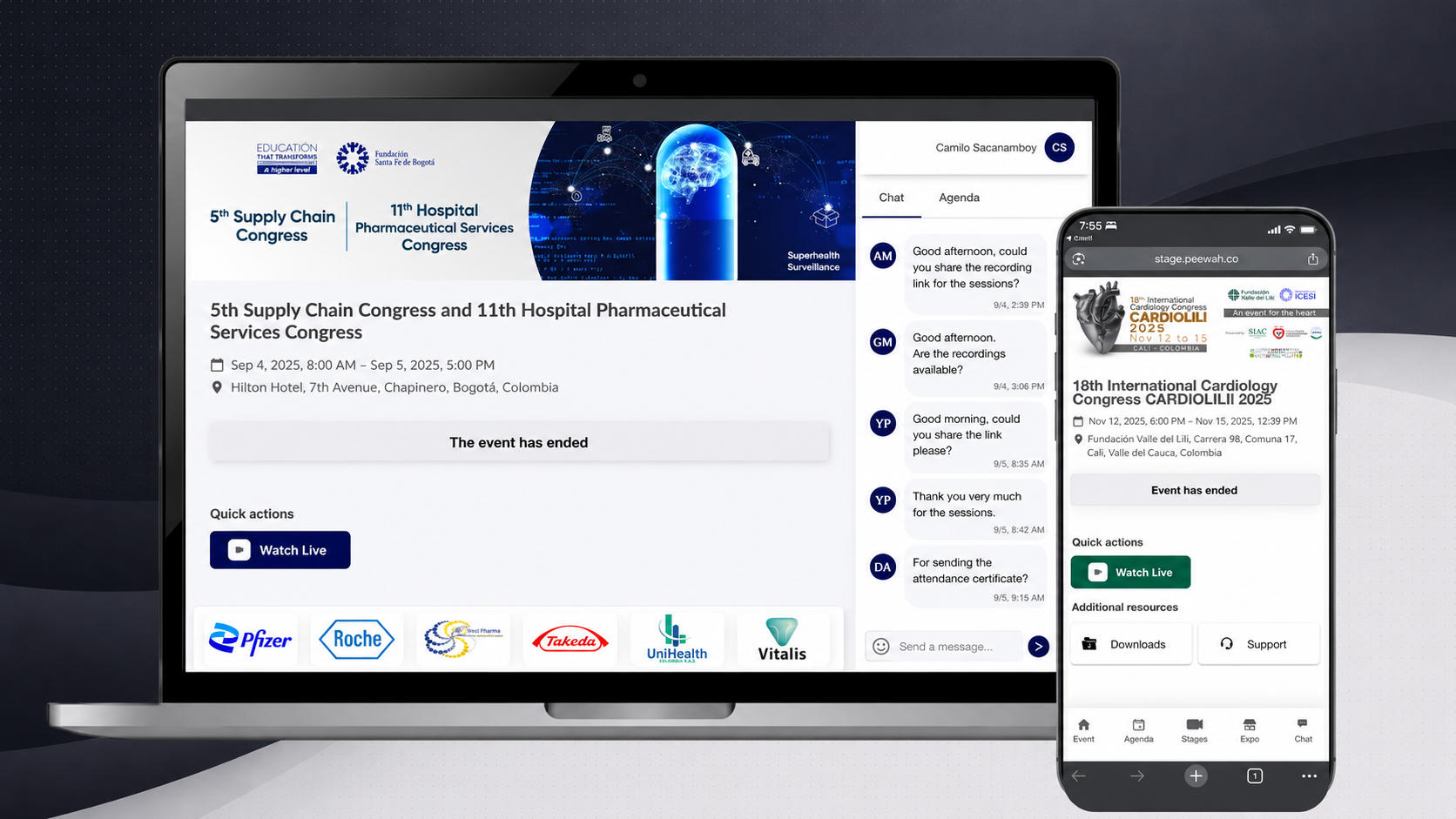 Peewah — professional association event operations